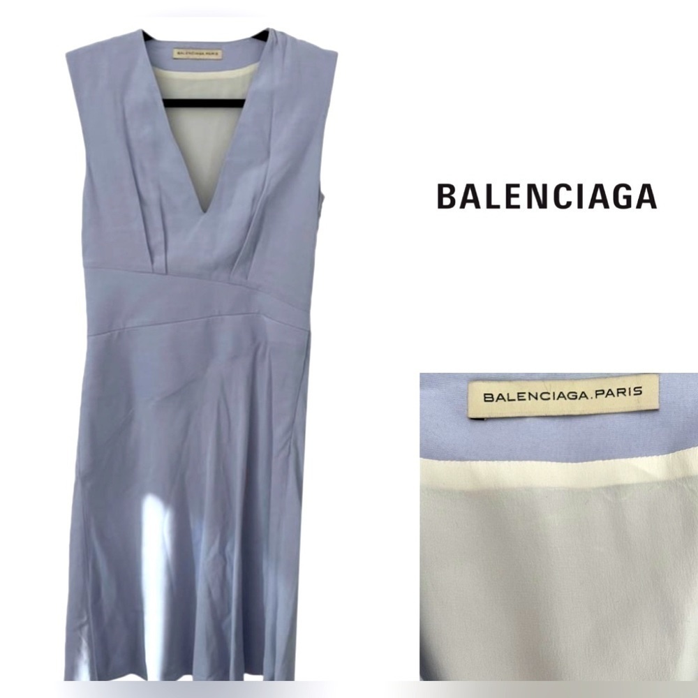 Balenciaga vintage lilac shift dress